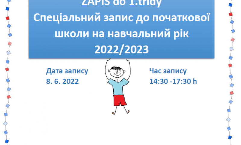 zápis UA 2022